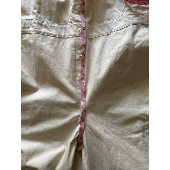 NWT Outerknown Jumpsuit Cotton Linen Blend Natural Beige - Picture 9 of 13